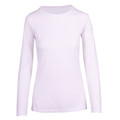 White Nash Ladies Heather Long Sleeve T-Shirt, a soft, textured top ideal for comfortable casual wear or layering.