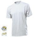 A plain white CLASSIC Men's Tubular Eco Classic T-shirt. Made from 155gsm 100% deluxe pre-shrunk ring-spun cotton single jersey. This eco-friendly shirt features a seamless, tubular design and a classic fit for comfort.