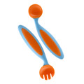 Boon kids adjustable fork & spoon | blue