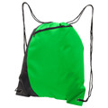 bulk discount blank backpack bags | black+lime