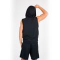 wholesale blank sleeveless zip hoodie vest 