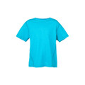 Jade Plain TEMPO kids' active heather T-shirt in a soft poly/cotton blend, featuring a distressed look, quick-dry, and moisture-wicking fabric for sports and casual wear.