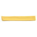 Buttercup yellow cotton headband laid flat showing smooth fabric surface and rectangular shape