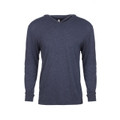 Blank Unisex Tri-Blend Hoody Tee | Vintage Navy Blank Unisex Tri-Blend Hoody Tee | Vintage Navy