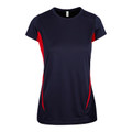 Buy Ladies Quick Dry Contrast Tshirts | Navy+Red Buy Ladies Quick Dry Contrast Tshirts | Navy+Red