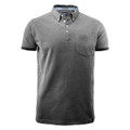 Bulk Buy Mens Modern Polo Shirt | Black Melange Bulk Buy Mens Modern Polo Shirt | Black Melange