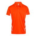 Wholesale Quick Dry Polo Shirt Uniform | Orange+White