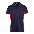 Wholesale Quick Dry Polo Shirt Uniform | Navy+Red