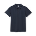 Mens Cool Dry Contrast Polo Shirts - Navy