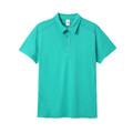 Mens Cool Dry Contrast Polo Shirts - Turquoise