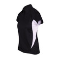 Buy Ladies Quick Dry Polo Shirt | Black+White