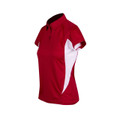 Buy Ladies Quick Dry Sports Polo Shirt | Red+White