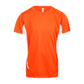 Bulk Discount Sports Tshirts Online | Orange+White Bulk Discount Sports Tshirts Online | Orange+White