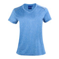 Royal HACKETT Ladies Quick Dry T-Shirt featuring reflective silver piping for enhanced visibility, breathable moisture-wicking fabric, and a contoured feminine fit for active work and night running.