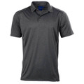 Black Hackett Men's Quick Dry Polo Shirt with Reflective Piping, a moisture-wicking safety polo ideal for work uniforms or active wear.