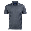 Navy Hackett Men's Quick Dry Polo Shirt with Reflective Piping, a moisture-wicking safety polo ideal for work uniforms or active wear.