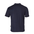 Navy Roy Unisex Truedry Short Sleeve Polo Shirt, a quick-dry, moisture-wicking top with shoulder stitching detail, ideal for sports or work uniforms.