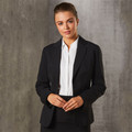 Bulk Buy Stretch Striped One Button Cropped Corporate Jackets Bulk Buy Stretch Striped One Button Cropped Corporate Jackets
