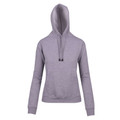 Grey Marl COOPER Ladies and Youth Fleecy Hoodie, a warm pullover sweatshirt with a cozy fleece lining, hood, and front kangaroo pocket, ideal for school uniforms and casual wear.