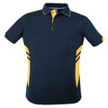 Navy+Gold | Shop Blank Mens Contrast Sports Polos Navy+Gold | Shop Blank Mens Contrast Sports Polos