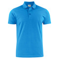 Blue HEADY Men's 100% Cotton Pique Polo Shirt, a breathable and durable knit top ideal for corporate uniforms, business casual wear, or everyday use.