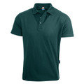 Bottle Green Hawkins Kids Easy Care Poly Cotton Polo Shirt, a durable, wrinkle-resistant top ideal for everyday school uniforms or casual wear.