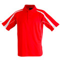 Red+White | Childrens Quick Dry Contrast Sport Polo Shirt Red+White | Childrens Quick Dry Contrast Sport Polo Shirt