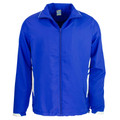 Royal+White Plain Talent men's contrast sports tracktop jacket, made from polyester with jersey lining and a full zip, ideal for team uniforms and custom embroidery/branding.
