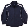 Navy+White Loyal Adult Contrast Warm Up Sports Jacket, featuring a two-tone design and full zip, perfect for team uniforms or athletic training.