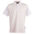 White | True Dry Plain Mens Pique Short Sleeve Polo White | True Dry Plain Mens Pique Short Sleeve Polo