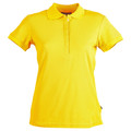 Gold | Bulk Buy Quick Dry Ladies Plain Polo Shirts