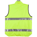 Bulk Buy Reversible Mandarine Collar Zip Safety Vest + Reflective Tape
