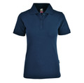 Navy | Bulk Buy Plain Ladies Cotton Stretch Polo Shirt