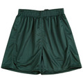 Forest green CoolDry soccer shorts with elasticated waistband and side panel detail