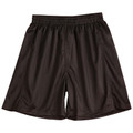 Black CoolDry jersey soccer shorts with elasticated waistband and side panel detail