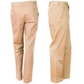 BISHOP Men's Classic Fit Straight Chino Pants, featuring a traditional straight-leg silhouette, durable cotton-rich fabric with a hint of stretch, and a professional finish for business casual or corporate uniforms.