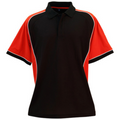 ARCADIA Mens TrueDry Tri-Colour Short Sleeve Polo Shirt Black White Red WS-PS77 Blank Clothing ARCADIA Mens TrueDry Tri-Colour Short Sleeve Polo Shirt Black White Red WS-PS77 Blank Clothing