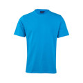 Cyan BRAVE Kids Plain T-Shirt, a 100% combed cotton jersey tee with a semi-fitted cut, perfect for school uniforms, bulk screen printing, or embroidery.