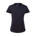 Navy | 100% Cotton Semi Fitted Womens Blank Tshirt