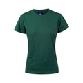 Bottle Green | Bulk Buy Cotton Semi Fitted Ladies Plain Tees