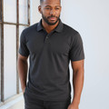 VINE | Mens Plain CoolDry Short Sleeve Polo Shirt in Charcoal