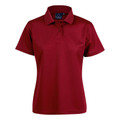 Maroon | Ladies Blank CoolDry Short Sleeve Polo Shirt Maroon | Ladies Blank CoolDry Short Sleeve Polo Shirt