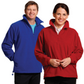 BLADE unisex 320 GSM anti-pill polar fleece half-zip pullover sweater. Features side pockets and draw cord, ideal for skiers, mariners, winter warmth, and promotional uniform use.