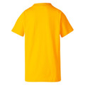 Gold PAX Premium Plain Kids Cotton T-Shirt, a soft, durable, blank crew neck tee ideal for children's uniforms, screen printing, or bulk ordering.