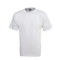 100% premium cotton tee | white