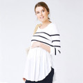 Ripe Maternity Maritime Babydoll Nursing Knit