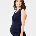 Ripe Maternity Cross My Heart Dress - Ink Blue Ripe Maternity Cross My Heart Dress - Ink Blue