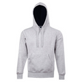 Grey Navy | PRIMAL Unisex Fleecy Contrast Lining Hoodie Jumpers