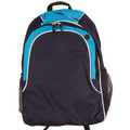 Navy+White+Aqua | Bulk Buy Plain Sports Travel & Laptop Contrast Backpack Navy+White+Aqua | Bulk Buy Plain Sports Travel & Laptop Contrast Backpack