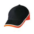 Navy.White.Orange | Buy Tri-Colour Cotton Baseball Caps Online